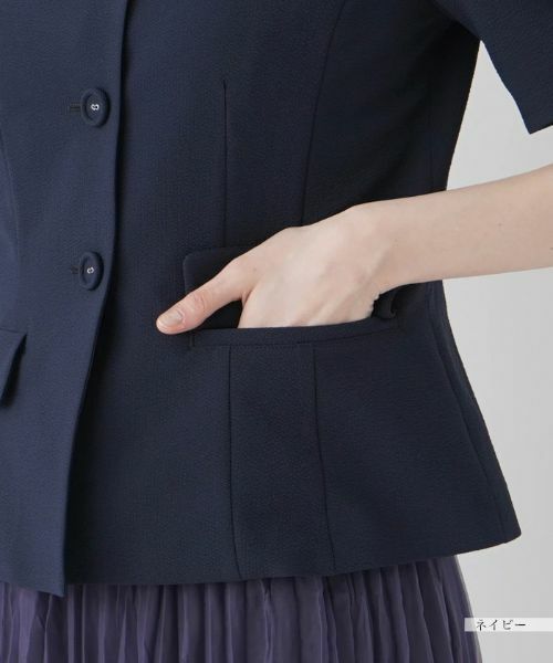 Leilian / レリアン テーラードジャケット | 洗えるカラーシングルジャケット | 詳細24