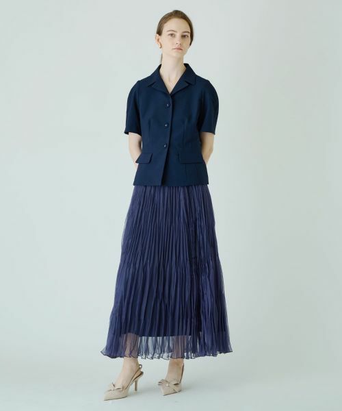 Leilian / レリアン テーラードジャケット | 洗えるカラーシングルジャケット | 詳細9