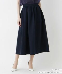 極美品 Leilian レリアン フレアスカート ひざ丈 ドット ブラック フレアスカート | Leilian (Women)/レリアン | 三越伊勢丹