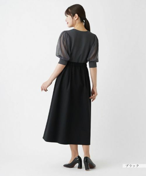 Leilian / レリアン ミニ・ひざ丈スカート | フレアスカート | 詳細9