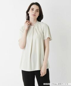 Leilian / レリアン カットソー | ボウタイ風プルオーバーブラウス