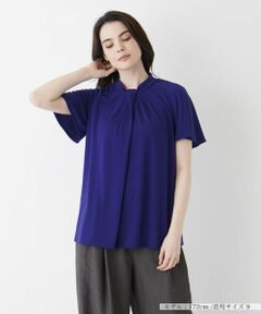 Leilian / レリアン カットソー | ボウタイ風プルオーバーブラウス