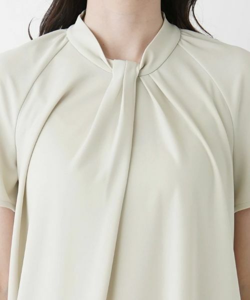Leilian / レリアン カットソー | ボウタイ風プルオーバーブラウス | 詳細10