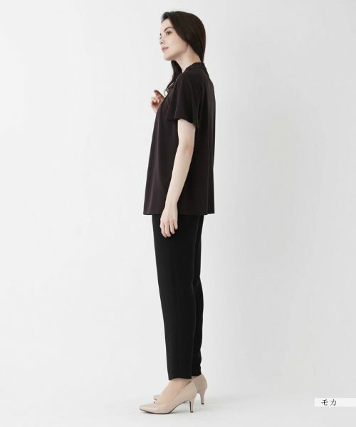 Leilian / レリアン カットソー | ボウタイ風プルオーバーブラウス | 詳細16