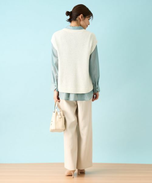 Leilian / レリアン テーラードジャケット | ニットベスト | 詳細10