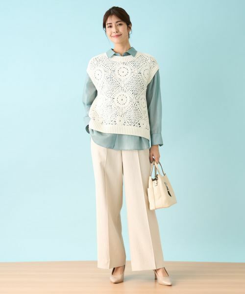 Leilian / レリアン テーラードジャケット | ニットベスト | 詳細11