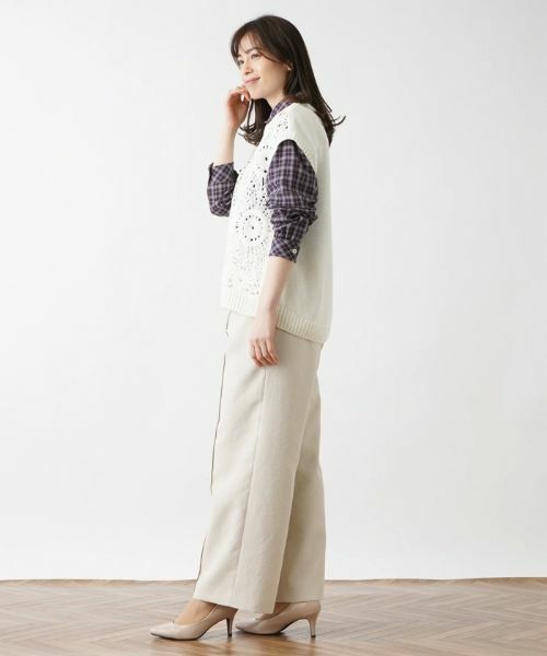 Leilian / レリアン テーラードジャケット | ニットベスト | 詳細20