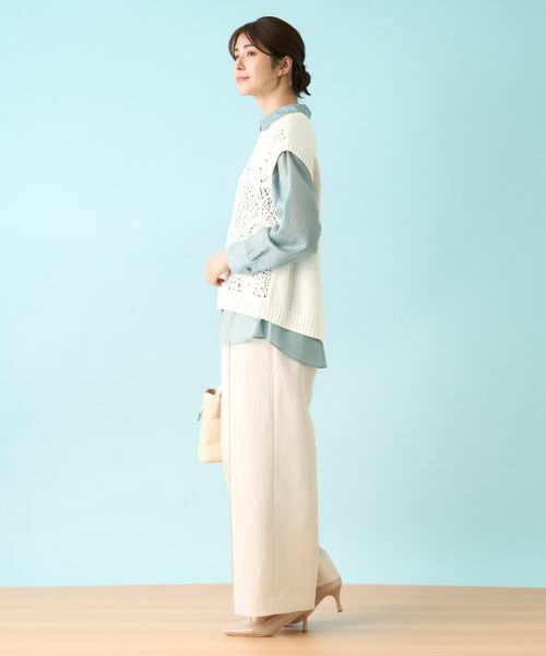 Leilian / レリアン テーラードジャケット | ニットベスト | 詳細7