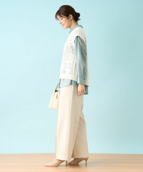 Leilian / レリアン テーラードジャケット | ニットベスト | 詳細8