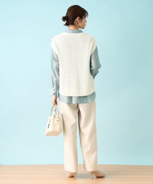 Leilian / レリアン テーラードジャケット | ニットベスト | 詳細9