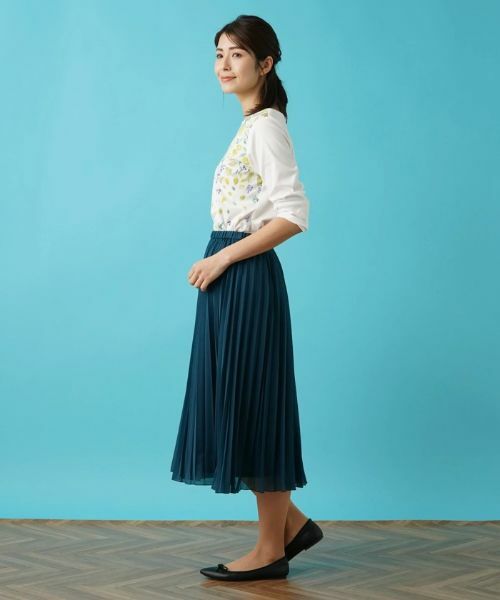 Leilian / レリアン ロング・マキシ丈スカート | 洗えるプリーツスカート | 詳細16