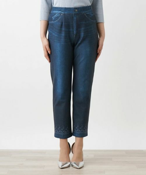 Leilian / レリアン その他パンツ | デニムクロップドパンツ | 詳細7