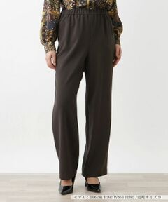 Leilian / レリアン その他パンツ | 洗えるセミワイドパンツ