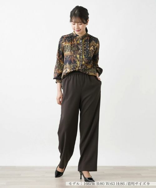 Leilian / レリアン その他パンツ | 洗えるセミワイドパンツ | 詳細21