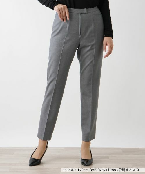 Leilian / レリアン その他パンツ | センタープレスパンツ(グレー系)