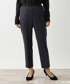 Leilian / レリアン その他パンツ | チェック柄センタープレスパンツ