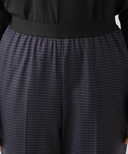 Leilian / レリアン その他パンツ | チェック柄センタープレスパンツ | 詳細10