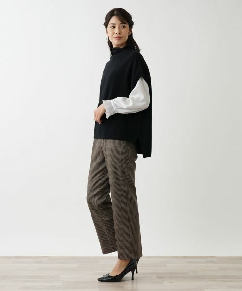Leilian / レリアン その他パンツ | チェック柄センタープレスパンツ | 詳細2
