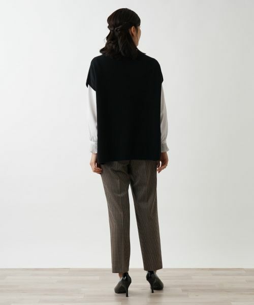 Leilian / レリアン その他パンツ | チェック柄センタープレスパンツ | 詳細3