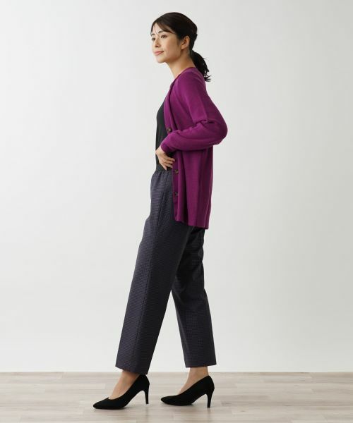 Leilian / レリアン その他パンツ | チェック柄センタープレスパンツ | 詳細5