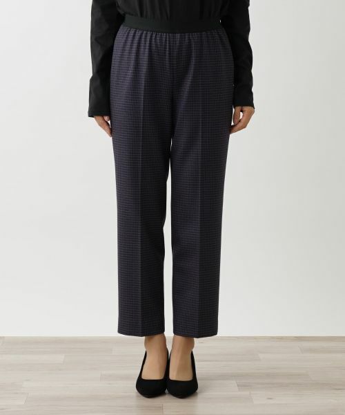 Leilian / レリアン その他パンツ | チェック柄センタープレスパンツ | 詳細7