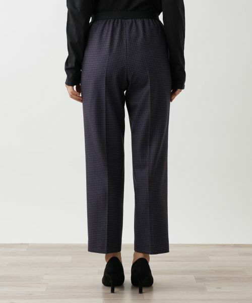 Leilian / レリアン その他パンツ | チェック柄センタープレスパンツ | 詳細9