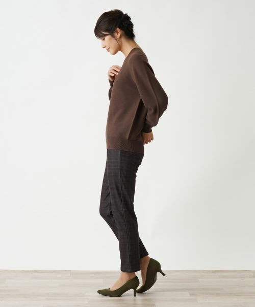 Leilian / レリアン その他パンツ | チェック柄イージーパンツ | 詳細2