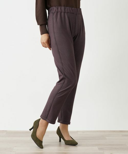 Leilian / レリアン その他パンツ | チェック柄イージーパンツ | 詳細5