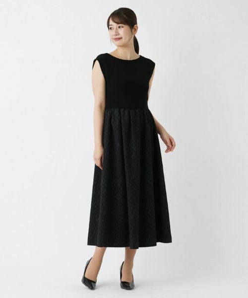 Leilian / レリアン ドレス | 【セレモニー】ストレッチフレンチスリーブワンピース | 詳細10