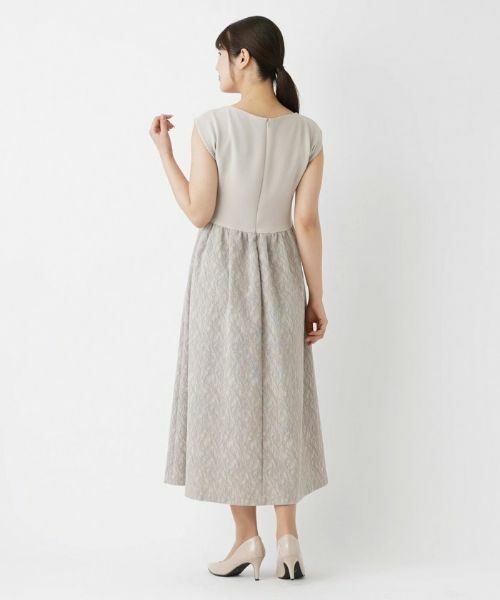 Leilian / レリアン ドレス | 【セレモニー】ストレッチフレンチスリーブワンピース | 詳細16