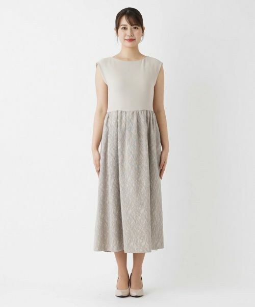 Leilian / レリアン ドレス | 【セレモニー】ストレッチフレンチスリーブワンピース | 詳細17