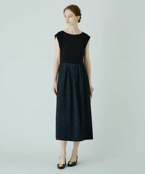 Leilian / レリアン ドレス | 【セレモニー】ストレッチフレンチスリーブワンピース | 詳細2