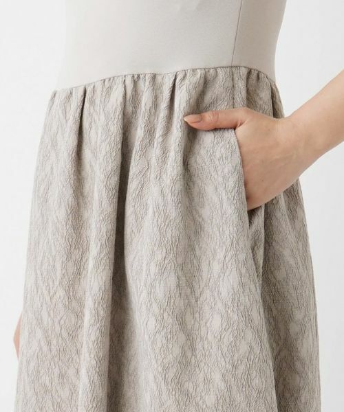 Leilian / レリアン ドレス | 【セレモニー】ストレッチフレンチスリーブワンピース | 詳細23