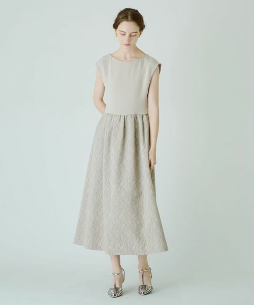 Leilian / レリアン ドレス | 【セレモニー】ストレッチフレンチスリーブワンピース | 詳細6