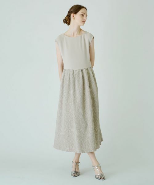 Leilian / レリアン ドレス | 【セレモニー】ストレッチフレンチスリーブワンピース | 詳細8