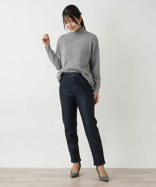 Leilian / レリアン その他パンツ | 【あったか素材】リバーシブルパンツ | 詳細1