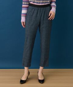 Leilian / レリアン その他パンツ | あったかデニム調プリントスリムパンツ