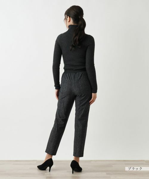 Leilian / レリアン その他パンツ | あったかデニム調プリントスリムパンツ | 詳細13