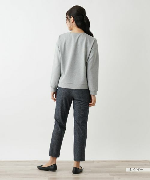 Leilian / レリアン その他パンツ | あったかデニム調プリントスリムパンツ | 詳細17