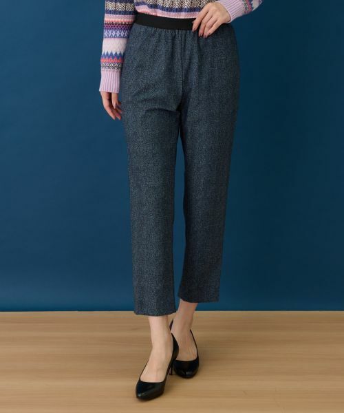 Leilian / レリアン その他パンツ | あったかデニム調プリントスリムパンツ | 詳細2