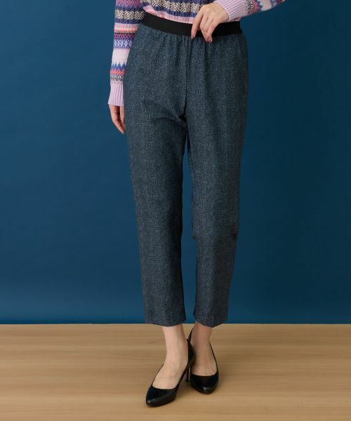 Leilian / レリアン その他パンツ | あったかデニム調プリントスリムパンツ | 詳細3