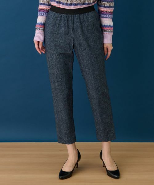 Leilian / レリアン その他パンツ | あったかデニム調プリントスリムパンツ | 詳細4