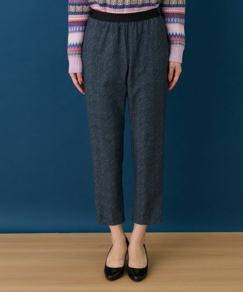 Leilian / レリアン その他パンツ | あったかデニム調プリントスリムパンツ | 詳細5