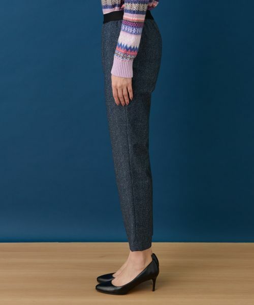 Leilian / レリアン その他パンツ | あったかデニム調プリントスリムパンツ | 詳細6