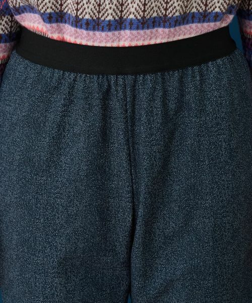 Leilian / レリアン その他パンツ | あったかデニム調プリントスリムパンツ | 詳細8