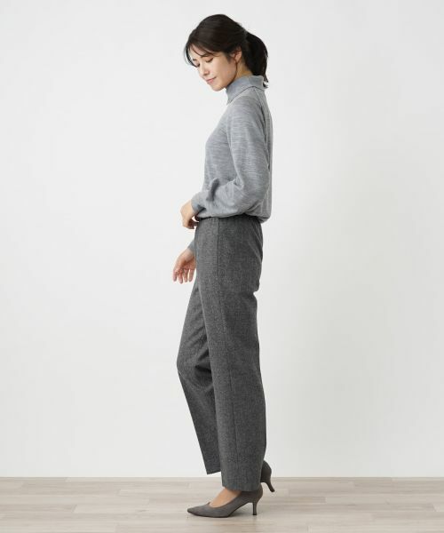 Leilian / レリアン その他パンツ | センタープレステーパードパンツ | 詳細2