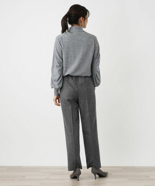 Leilian / レリアン その他パンツ | センタープレステーパードパンツ | 詳細3