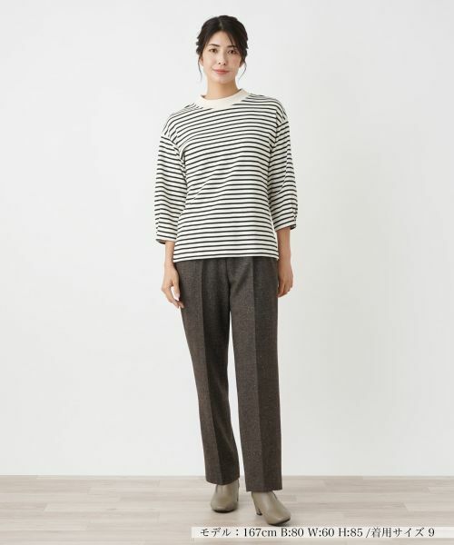 Leilian / レリアン その他パンツ | センタープレステーパードパンツ | 詳細4