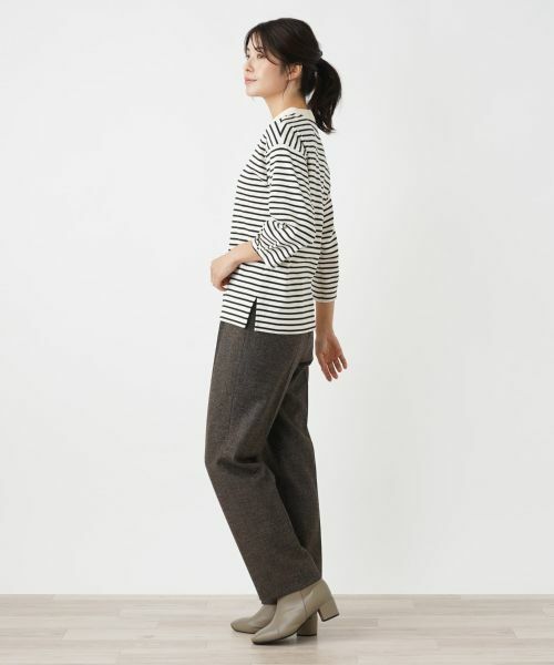 Leilian / レリアン その他パンツ | センタープレステーパードパンツ | 詳細6