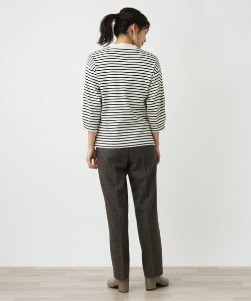 Leilian / レリアン その他パンツ | センタープレステーパードパンツ | 詳細7